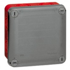 Abzweigdose Plexo 105x105x55mm leer grau/rot IP55 960° 7xM16/20
