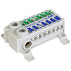 Klemme ECB 2L 76A 690V 2x1x25² / 2x7x4² N/PE blau/grün