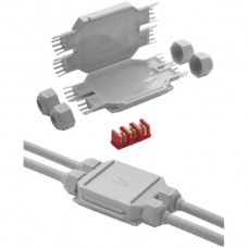 Verbindungsmuffe Raytech BOB4 mit Gel Kabel Ø 8-13mm IP68 grau