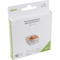 Dosenklemme WAGO 221-412  2L 0.2...4mm² - 16 Stück