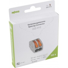Steckklemme WAGO 222-412 2L 0.08-2.5mm² - Blister 10 Stück