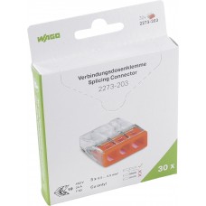 Steckklemme WAGO 2273-203  3L 0.5-2.5mm² - Blister 30 Stück
