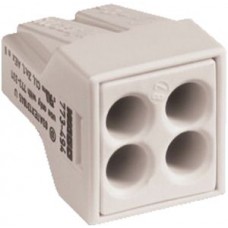 Steckklemme WAGO 4P 0.75-2.5mm² Exe lichtgrau - 100 Stück