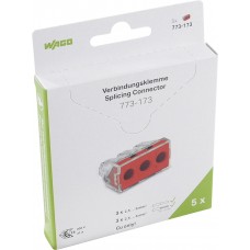 Steckklemme WAGO 773-173. 3L 2.5-6mm² - Blister 5 Stück