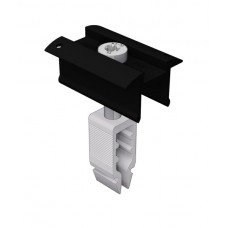 Erdungsmittelklemme Rapid16 40 - 50 mm schwarz eloxiert