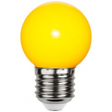 LED-Lampe M. Schönenberger E27 1W 18lm 69mm G45 opal gelb
