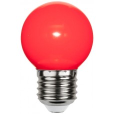 LED-Lampe M. Schönenberger E27 1W 3lm 69mm G45 opal rot