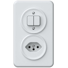 UP-Kombination origin Sch 1/3+3/1L + 1xT13 88x148mm weiss