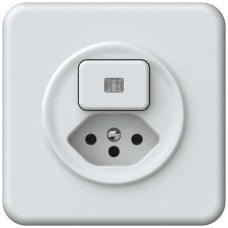 UP-Kombination origin Sch 3 + 1xTyp 13 92x92mm beleuchtet weiss