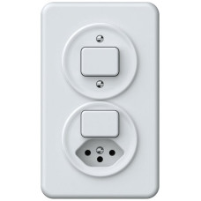 UP-Kombination origin Sch 3/1L + Sch 3/1L+T13 88x148mm weiss