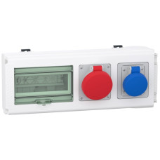 Abgangskasten Canalis KNB 32A für 5xModul mit 1xCEE 16A/230V 1xCEE 16A/415V Abgangskasten Canalis KNB 32A für 5xModul mit 1xCEE 16A/230V 1xCEE 16A/415V