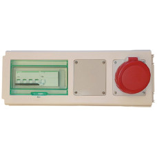 Abgangskasten Canalis KNB 32A mit FI/LS C16A 30mA 10kA 1xCEE 3L+N+PE Abgangskasten Canalis KNB 32A mit FI/LS C16A 30mA 10kA 1xCEE 3L+N+PE
