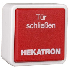 AP-Handauslösetaster HAT 02 30VDC Gehäuse weiss Wippe rot