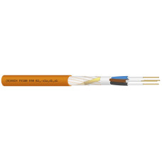 Sicherheitskabel FE180 4x2.5 mm² 3LPE E90 B2ca orange - Länge 1m