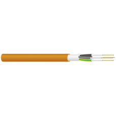 Sicherheitskabel FE180 4x2.5 mm² LPE E30-E60 orange - Länge 1m
