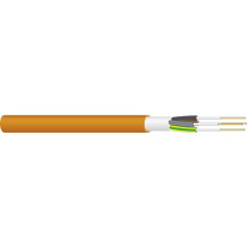 Sicherheitskabel flex 5x1.5mm² LNPE FE180 orange - Länge 1m