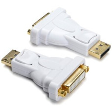 Adapter CeCoNet DisplayPort(m)/DVI (f) WUXGA 165MHz 4.95Gbit/s geschirmt weiss