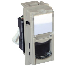 Datendose Living Now Kategorie 5E UTP 1 Modul sand