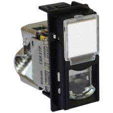 Datendose Living Now Kategorie 6A STP 1 Modul schwarz