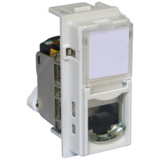 Datendose Living Now Kategorie 6A UTP 1 Modul sand