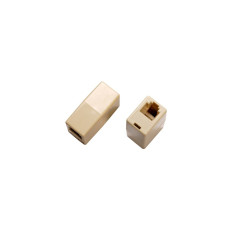 Direktadapter RJ11f/RJ11f UTP kabellos beige