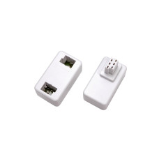 Doppelstecker TT83 weiss
