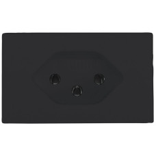 FLF-Steckdose A. Steffen 1xTyp 13 10A 250V 62.5mmx37.5mm schwarz