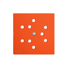 Frontplatte EDIZIOdue 3xT12 1xS orange mit Shutter