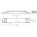 LED-Betriebsgerät Tridonic LC 13.5-75W 60V 900-1900mA DALI DSI DIM 360x30x16mm
