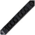 Steckdosenleiste A. Steffen 19" 1HE 12xC13 (T113) 3m silber/schwarz