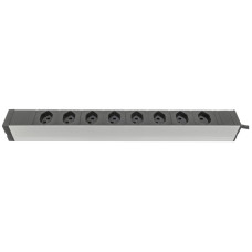 Steckdosenleiste STEBA ALU PROfil 19" 1HE 8xT23 mit Kabel 3