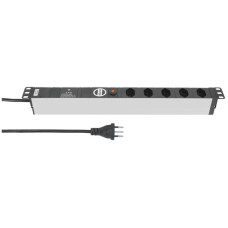 Steckdosenleiste Steffen ALU MODULAR 5xT13 mit Überspannungs