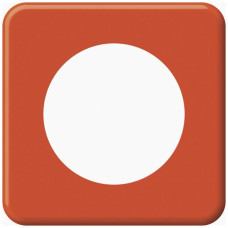 UP-Abdeckplatte origin 1x1 Ø58mm 92x92mm orange