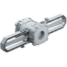 UP-Einlasskasten AGRO 1x1 Prefix hellgrau Ø30mm für Beton
