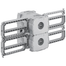 UP-Einlasskasten HSB Fixierflügel 77x125x90mm M20/25/32 GDP650°C