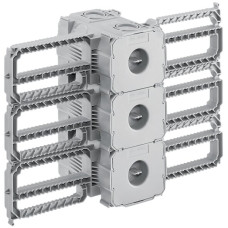 UP-Einlasskasten HSB Fixierflügel 77x185x90mm M20/25/32 GDP650°C