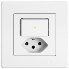 UP-Kombination EDIZIO.liv SNAPFIX ARL+T13 Shutter Frontbeleuchtung gelb weiss
