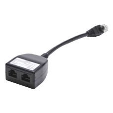 Y-Adapter RJ45m/2xRJ45f STP 2x100Ω schwarz