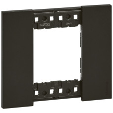 Abdeckrahmen Living Now 2 Module 102.5×86mm black