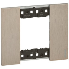 Abdeckrahmen Living Now 2 Module 102.5x86mm copper