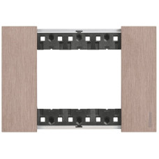 Abdeckrahmen Living Now 3 Module 125x86mm copper