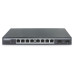 DIGITUS 8-Port Gigabit PoE Netzwerkswitch Desktop L2 managed 2 Uplinkports