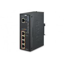 Extender Planet Industrial Ultra PoE 1xRJ45 Input (75W) 4xRJ45 PoE+ -40/+75°C