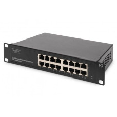 Gigabit Switch DIGITUS 16-Port 10 Zoll Unmanaged