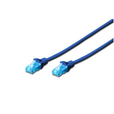 Patchkabel Kat. 5e U/UTP 0.5 m blau