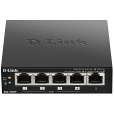 Switch D-LINK DGS-1005P 5-Port unmanaged Gigabit PoE+