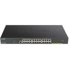 Switch D-LINK DGS-1250-28XMP/E 28-Port smart managed Layer2/3 Gigabit PoE+