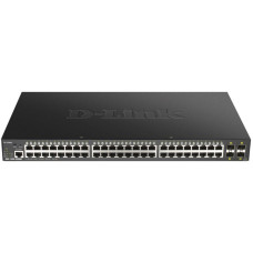 Switch D-LINK DGS-1250-52XMP/E 52-Port smart managed Layer2/3 Gigabit PoE+