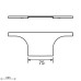 Abdeckung T-Abzweiger Unex 75 mm aus U23X
