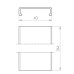 Abdeckung Unex 40mm aus U23X - Länge 3m Abdeckung Unex 40mm aus U23X - Länge 3m